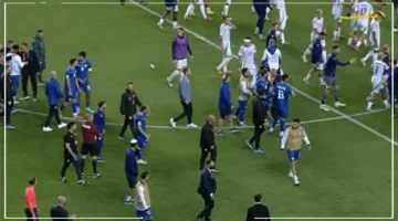 توتر غير مسبوق.. مواجهات عنيفة تندلع بعد نهاية مباراة إيطاليا وإسرائيل بسبب ملف غزة 1